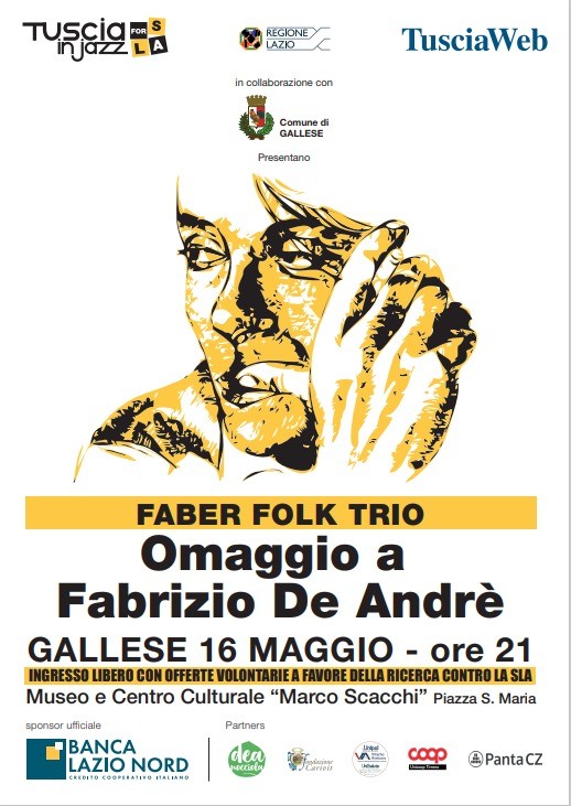 Faber Folk Trio Omaggio a Fabrizio De André