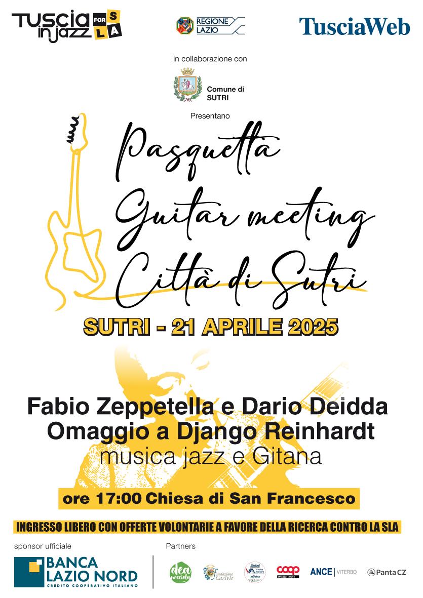 Fabio Zeppetella & Dario Deidda omaggio a Django Reinhardt Tuscia in jazz for sla