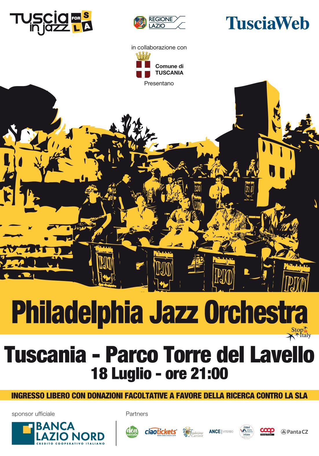 Philadelphia jazz orchestra Tuscania tuscia in jazz