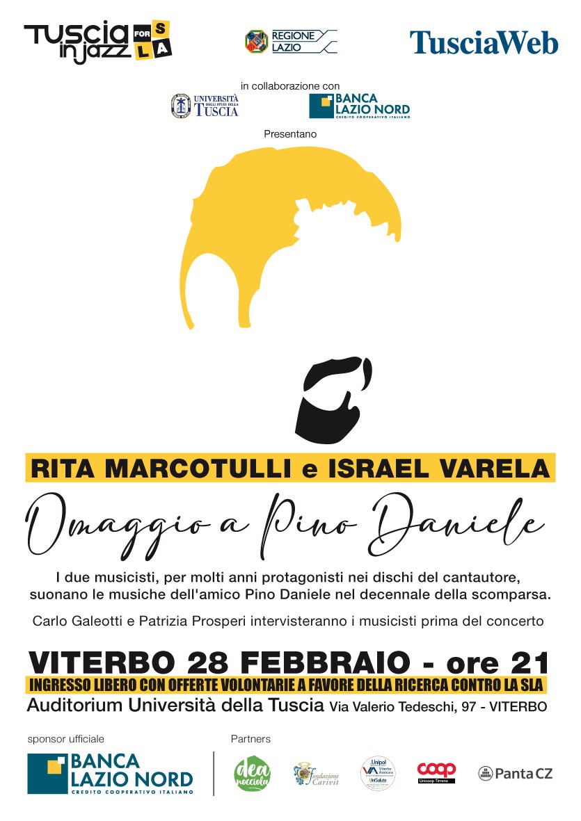 Tuscia in jazz for sla Rita Marcotulli e Israel Varela omaggio a Pino Daniele